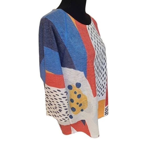 Atelier 5 Womens Colorful Lightweight Knit Pullover Top Small - Picture 2 of 10